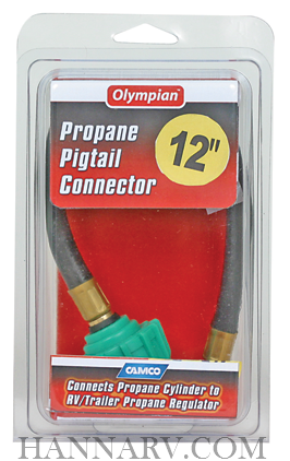 Camco 59053 | RV Pigtail Propane Hose Connector | 12 Inch